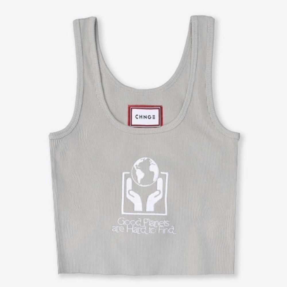 CHNGE Sree Santhosh Best‎ Selling OPOPED Zero Waste Ribbed Tank (Sand) XXL NWT